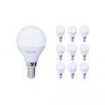 Voordeelpak 10x Noxion Lucent LED Classic Glans 2.5W 827 P45 E14 | Zeer Warm Wit - Vervangt 25W