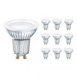 Voordeelpak 10x Ledvance Performance LED Spot Reflector GU10 PAR16 7.9W 650lm 120D - 927 Zeer Warm Wit | Beste Kleurweergave - Dimbaar - Vervangt 51W