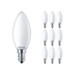 Voordeelpak 10x Philips Corepro LED Kaars E14 Mat 2.2W 250lm - 827 Zeer Warm Wit | Vervangt 25W