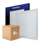 Voordeelpak 4x Noxion LED Paneel Ecowhite V4.0 28W 3400lm - 840 Koel Wit | 60x60cm - Philips driver