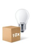Voordeelpak 10x Philips Corepro LED Lustre E27 Kogel Mat 6.5W 806lm - 827 Zeer Warm Wit | Vervangt 60W