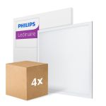 Voordeelpak 4x Philips LED Paneel Ledinaire RC065B 34W 3400lm - 840 Koel Wit | 60x60cm - UGR <22