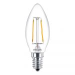 Philips Corepro LED Kaars E14 Filament Helder 2W 250lm – 827 – Zeer Warm Wit | Vervangt 25W