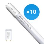 Voordeelpak 10x Noxion LED Buis T8 Avant Extreme (EM/Mains) High Output 9W 1810lm - 830 Warm Wit | 60cm - Vervangt 18W