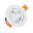 LED Downlight Rond Kantelbaar 7W 560lm 60D - 845 Koel Wit | Zaagmaat 70mm - UGR 