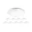 Voordeelpak 10x Noxion LED Bulkhead Corido Wit 18W 1561lm - 840 Koel Wit | 360mm - IP44