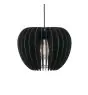 Nordlux Pendelarmatuur Tribeca 38 Zwart Hout | E27 Max 60W