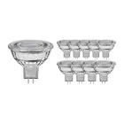 Voordeelpak 10x Noxion LED Spot GU5.3 MR16 7.5W 621lm 60D - 840 Koel Wit | Dimbaar - Vervangt 50W