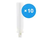 Voordeelpak 10x Ledvance Dulux-D LED 9W - 830 Warm Wit | Vervangt 26W