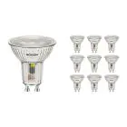 Voordeelpak 10x Noxion LED Spot GU10 4.8W 827 36D 450lm | Zeer Warm Wit - Vervangt 65W