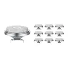 Voordeelpak 10x Noxion LEDspot AR111 G53 12V 7.4W 927 40D 450lm | Dimbaar - Zeer Warm Wit - Vervangt 50W