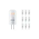 Voordeelpak 10x Philips Corepro LED Capsule G4 1W 120lm - 830 Warm Wit | Vervangt 10W