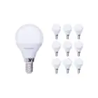 Voordeelpak 10x Noxion Lucent LED Classic Glans 2.5W 827 P45 E14 | Zeer Warm Wit - Vervangt 25W
