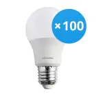 Voordeelpak 100x Noxion Pro LED E27 Peer Mat 9W 806lm - 822-827 Dim To Warm | Dimbaar - Vervangt 60W