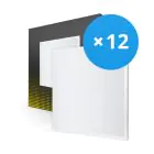 Voordeelpak 12x LED Paneel Bright Choice Backlit 36W 3240lm - 840 Koel Wit | 60x60cm - UGR 