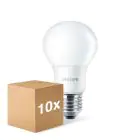 Voordeelpak 10x Philips Corepro LED Lamp E27 Peer Mat 8W 806lm - 827 Zeer Warm Wit | Vervangt 60W