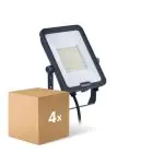 Voordeelpak 4x Philips LED Breedstraler Ledinaire BVP167 50W 6000lm 110D - 830-840-865 CCT | IP65 - Symmetrisch