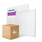 Voordeelpak 4x Philips LED Paneel Ledinaire RC065B G5 28W 3400lm - 830-840 CCT | 60x60cm - UGR 