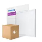 Voordeelpak 4x Philips LED Paneel Ledinaire RC065B 28W 3400lm - 840 Koel Wit | 60x60cm - UGR 