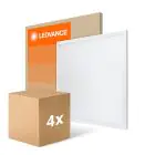 Voordeelpak 4x Ledvance LED Paneel Compact Aluminium Wit 33W 3630lm - 840 Koel Wit | 60x60cm - UGR < 19