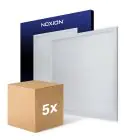 Voordeelpak 5x Noxion LED Paneel Ecowhite V4.0 28W 3400lm - 840 Koel Wit | 60x60cm - UGR 
