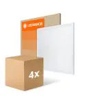 Voordeelpak 4x Ledvance LED Paneel Compact Aluminium Wit 33W 3630lm - 830 Warm Wit | 60x60cm - UGR < 19