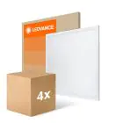Voordeelpak 4x Ledvance LED Paneel Compact Aluminium Wit 33W 3630lm - 865 Daglicht | 60x60cm