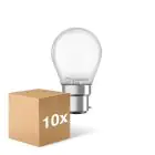 Voordeelpak 10x Ledvance Classic LED B22d Peer Mat 4W 470lm - 827 Zeer Warm Wit | Vervangt 40W