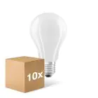 Voordeelpak 10x Ledvance Classic LED E27 Peer Filament Mat 17W 2452lm - 840 Koel Wit | Vervangt 150W