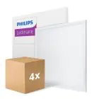 Voordeelpak 4x Philips LED Paneel Ledinaire RC065B 34W 3400lm - 840 Koel Wit | 60x60cm - UGR 