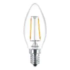 Philips Corepro LED Kaars E14 Filament Helder 2W 250lm – 827 – Zeer Warm Wit | Vervangt 25W
