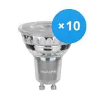 Voordeelpak 10x Philips MASTER Value LED Spot GU10 PAR16 6.2W 575lm 36D - 940 Koel Wit | Beste Kleurweergave - Dimbaar - Vervangt 80W